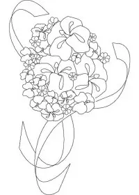 Fisă de colorat cu Nunta de colorat p14