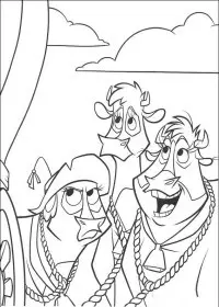 Fisă de colorat cu O ferma trasnita de colorat p11