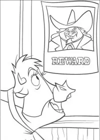 Fisă de colorat cu O ferma trasnita de colorat p14