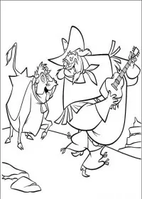 Fisă de colorat cu O ferma trasnita de colorat p18