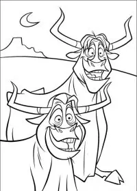 Fisă de colorat cu O ferma trasnita de colorat p19