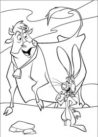 Fisă de colorat cu O ferma trasnita de colorat p28