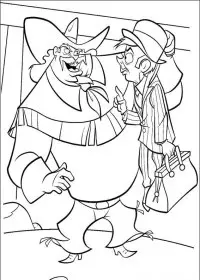 Fisă de colorat cu O ferma trasnita de colorat p29