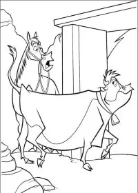 Fisă de colorat cu O ferma trasnita de colorat p31