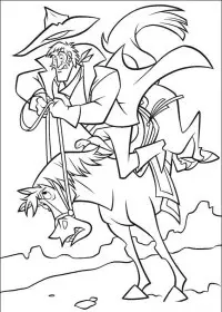 Fisă de colorat cu O ferma trasnita de colorat p41