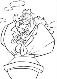 Fisă de colorat cu O ferma trasnita de colorat p47