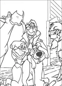 Fisă de colorat cu Oliver de colorat p04