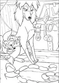 Fisă de colorat cu Oliver de colorat p14