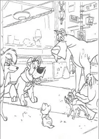 Fisă de colorat cu Oliver de colorat p16