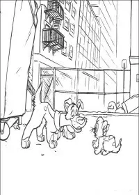 Fisă de colorat cu Oliver de colorat p23