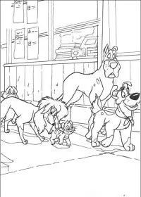 Fisă de colorat cu Oliver de colorat p26