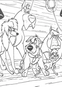 Fisă de colorat cu Oliver de colorat p32
