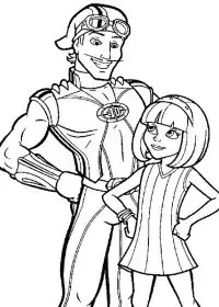 Oraselul Lenes de colorat