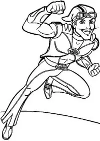 Fisă de colorat cu Oraselul lenes de colorat p02