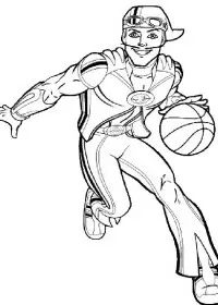 Fisă de colorat cu Oraselul lenes de colorat p08