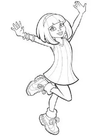 Fisă de colorat cu Oraselul lenes de colorat p09