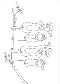 Fisă de colorat cu Over the hedge de colorat p09