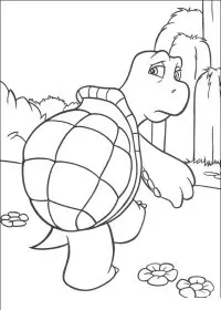 Fisă de colorat cu Over the hedge de colorat p18