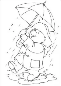 Fisă de colorat cu Paddington bear de colorat p11