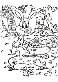 Fisă de colorat cu Paste de colorat p08