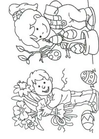 Fisă de colorat cu Paste de colorat p139