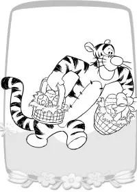 Fisă de colorat cu Paste de colorat p157