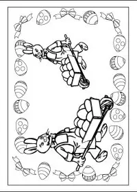 Fisă de colorat cu Paste de colorat p187