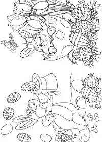 Fisă de colorat cu Paste de colorat p19