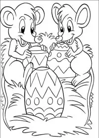 Fisă de colorat cu Paste de colorat p198