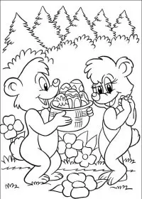 Fisă de colorat cu Paste de colorat p223