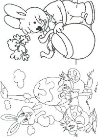 Fisă de colorat cu Paste de colorat p23