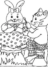 Fisă de colorat cu Paste de colorat p24