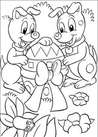 Fisă de colorat cu Paste de colorat p252