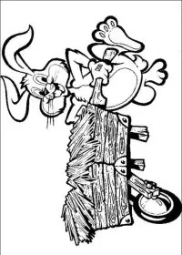 Fisă de colorat cu Paste de colorat p254