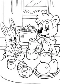 Fisă de colorat cu Paste de colorat p255