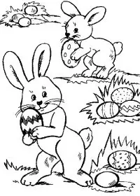 Fisă de colorat cu Paste de colorat p39