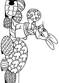 Fisă de colorat cu Paste de colorat p45