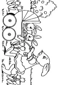 Fisă de colorat cu Paste de colorat p52