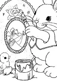 Fisă de colorat cu Paste de colorat p61