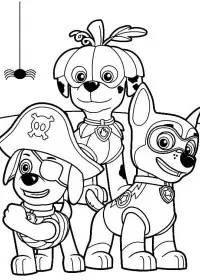 Patrula Cățelușilor de colorat p13