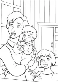 Peter Pan 2 de colorat