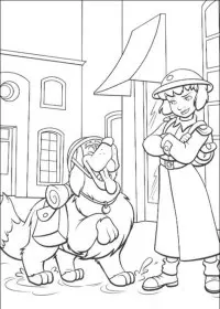 Fisă de colorat cu Peter pan 2 de colorat p03