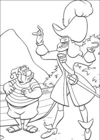 Fisă de colorat cu Peter pan 2 de colorat p09