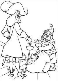 Fisă de colorat cu Peter pan 2 de colorat p18