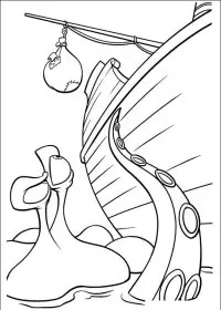 Fisă de colorat cu Peter pan 2 de colorat p20