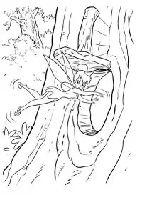 Fisă de colorat cu Peter pan de colorat p04