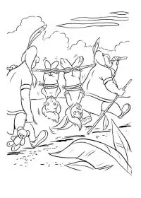 Fisă de colorat cu Peter pan de colorat p11