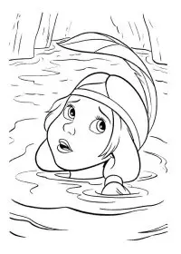 Fisă de colorat cu Peter pan de colorat p12