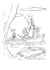 Fisă de colorat cu Peter pan de colorat p13