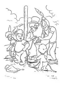 Fisă de colorat cu Peter pan de colorat p18